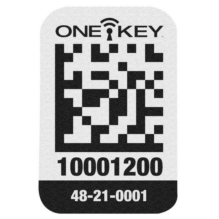 Milwaukee ONE-KEY Asset ID Tag-Small Plastic Surface - 1" x 3/4" - 200pk