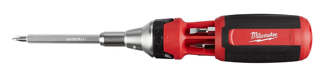 Milwaukee 9-in-1 Square Drive Ratcheting Multi-Bit Driver