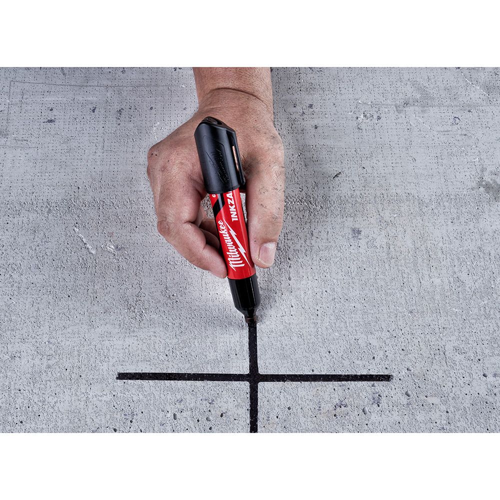 Milwaukee INKZALL Large Chisel Tip Marker - Black