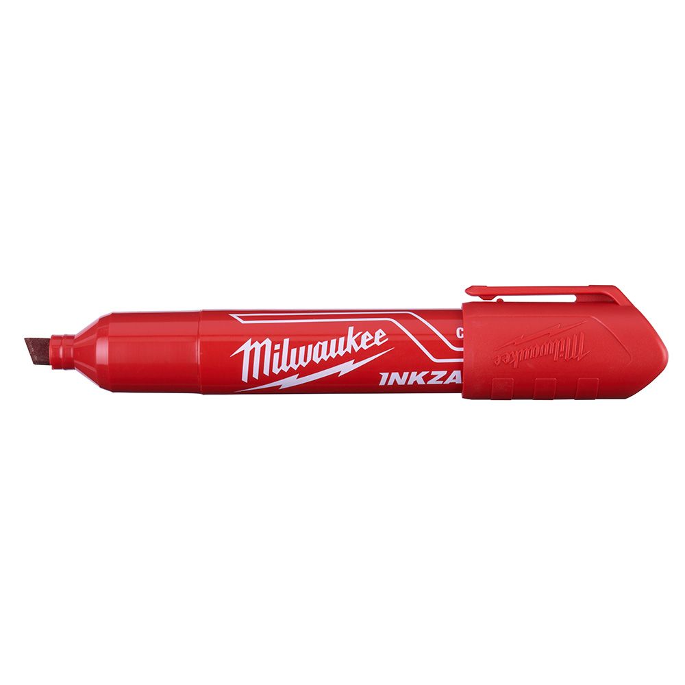 Milwaukee INKZALL Large Chisel Tip Red Marker