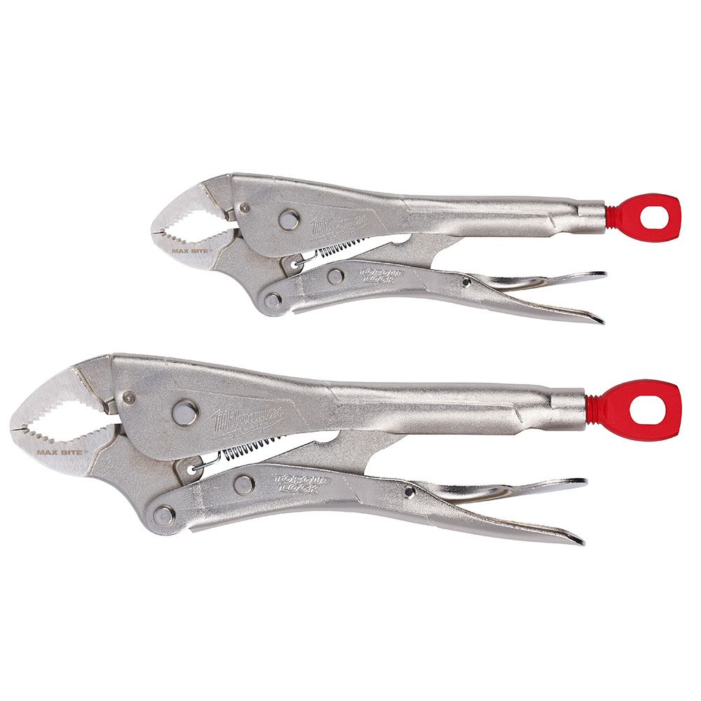 Milwaukee 2 Pc 7 in. & 10 in. Maxbite TORQUE LOCK Locking Pliers Set