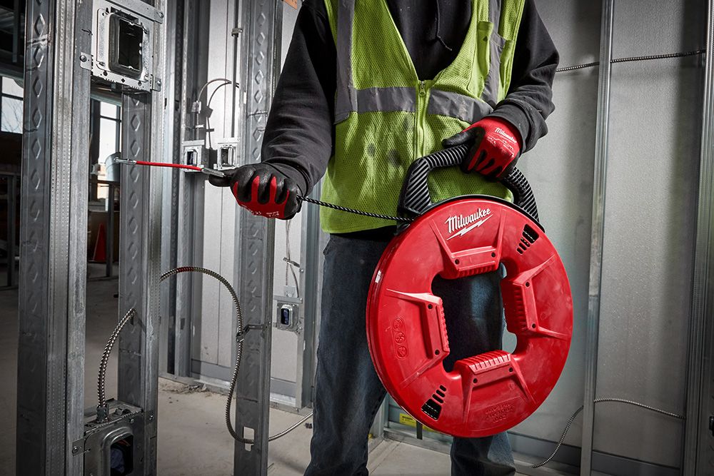 Milwaukee 50 Ft. Polyester Fish Tape w/ Flexible Metal Leader
