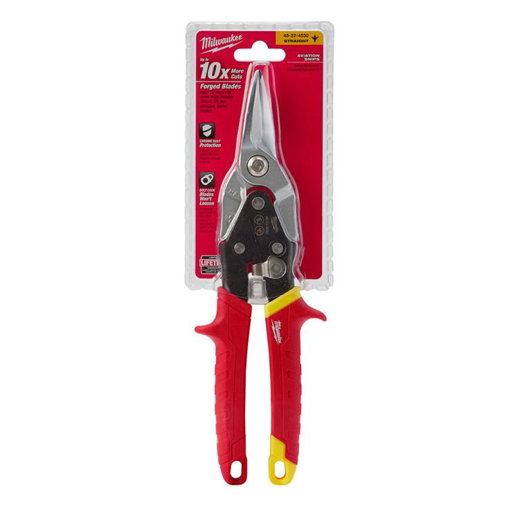 Milwaukee Straight Cutting Aviation Snips