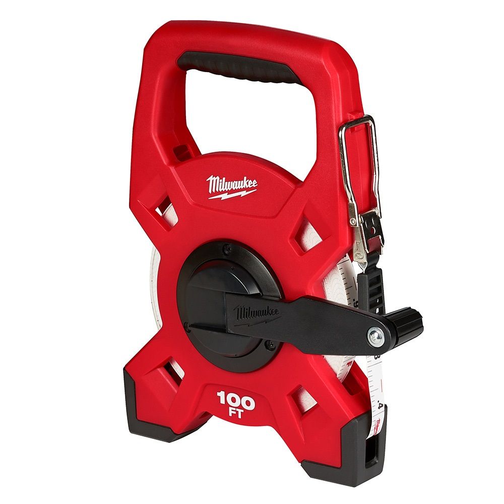 Milwaukee 100 ft. Steel Open Reel Long Tape Measure