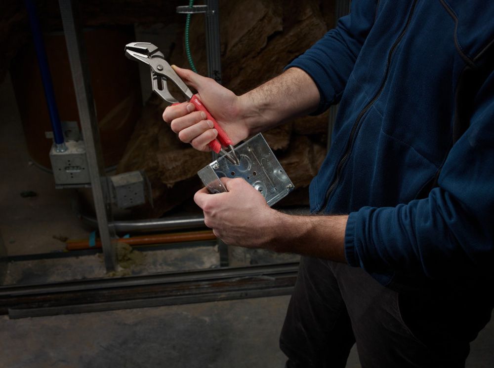 Milwaukee 12 in. Straight-Jaw Pliers