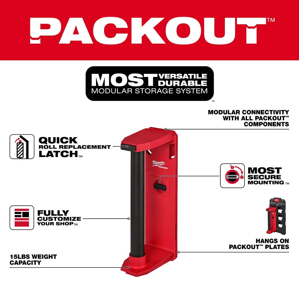 Milwaukee PACKOUT Roll Holder