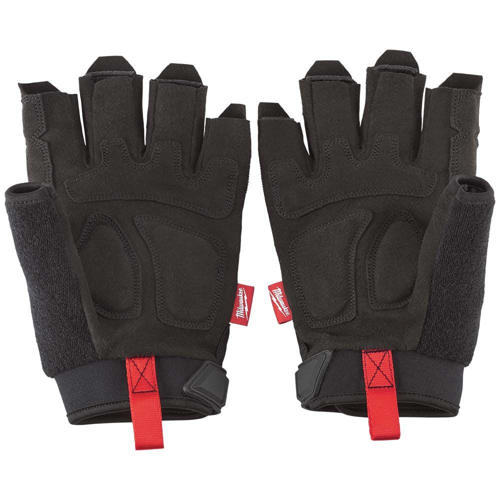Milwaukee Fingerless Work Gloves - L