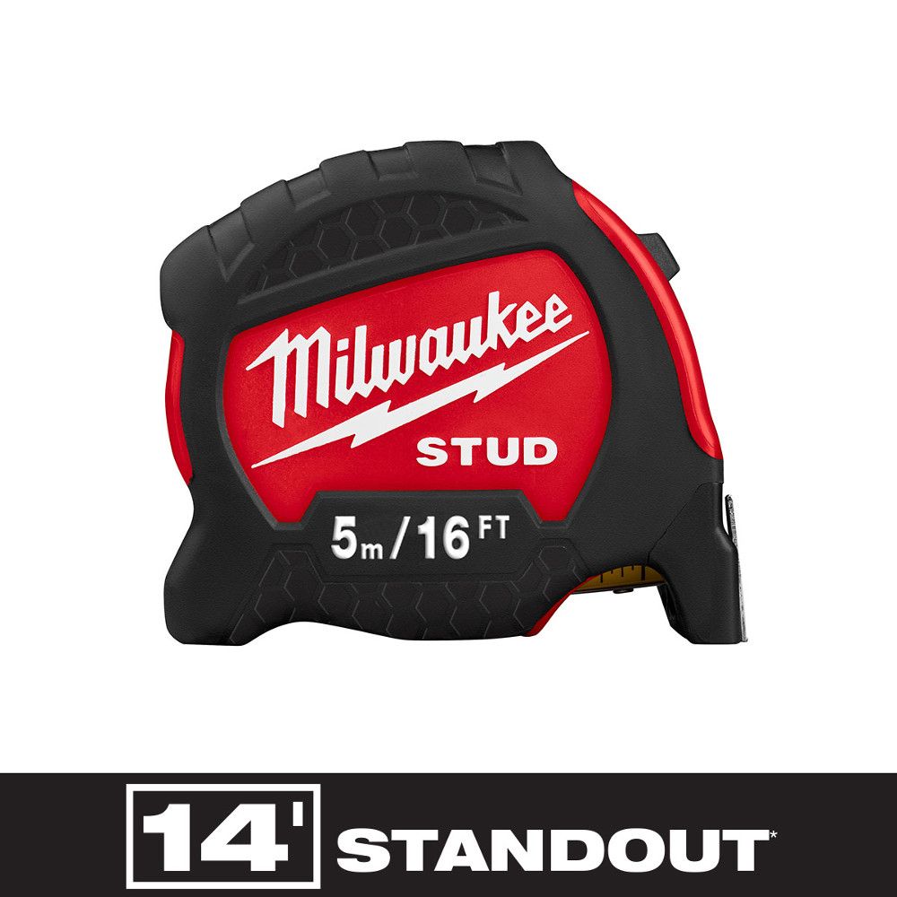 Milwaukee 5m/16ft Gen II STUD Tape Measure