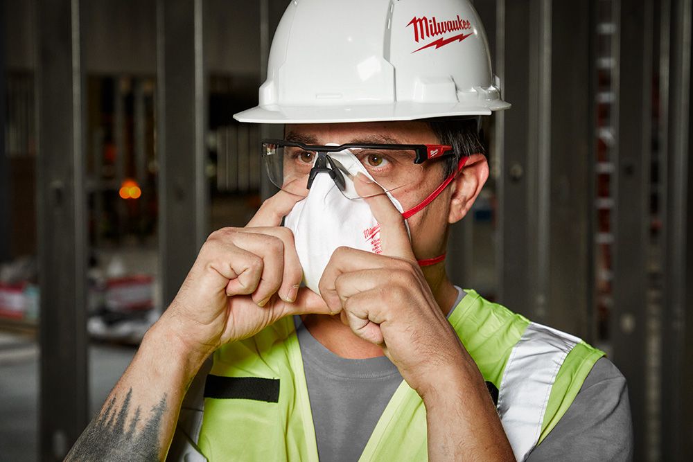 Milwaukee 3pk N95 Disposable Respirator
