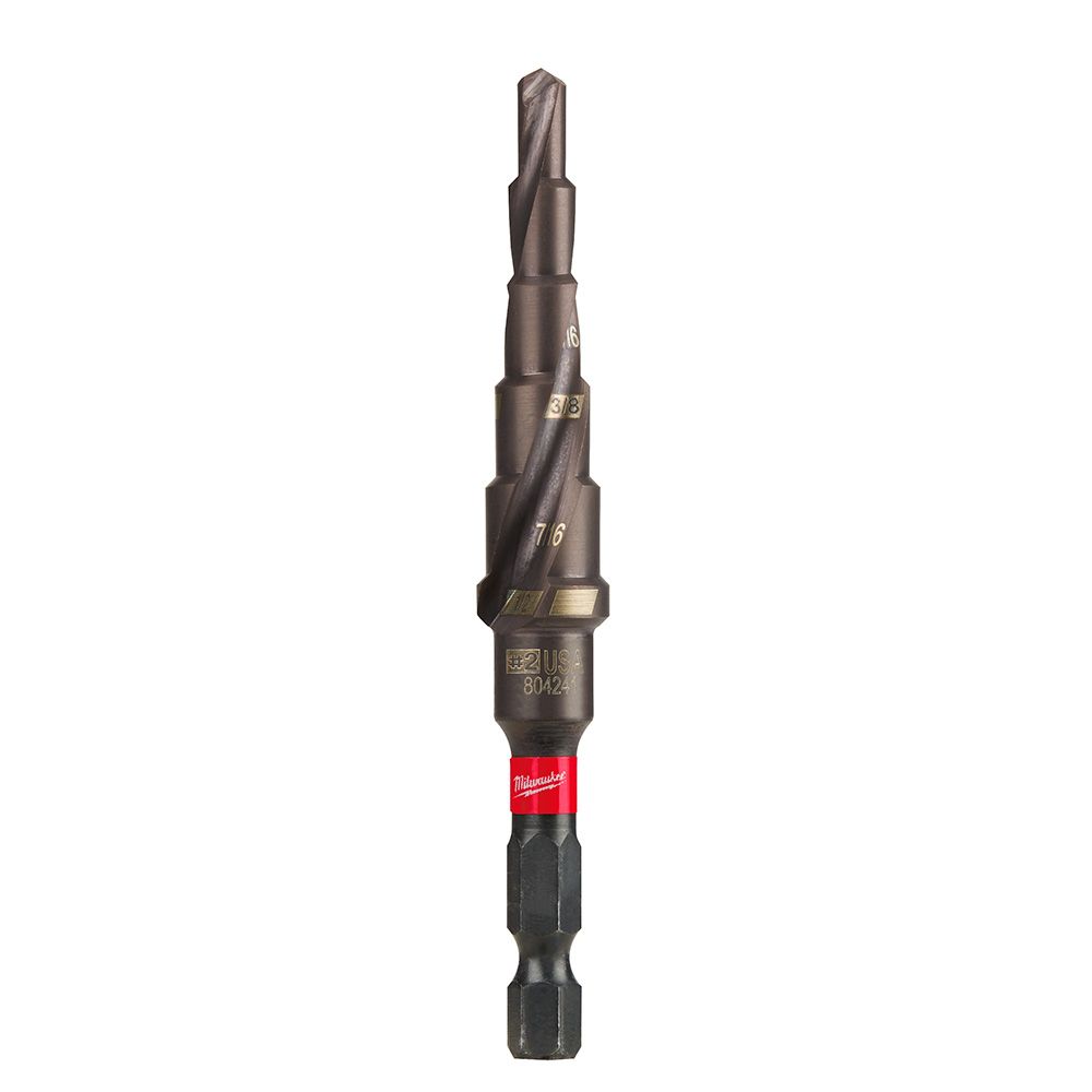 Milwaukee SHOCKWAVE Impact Duty Step Bit 3pc Set (#1, #2, #4)