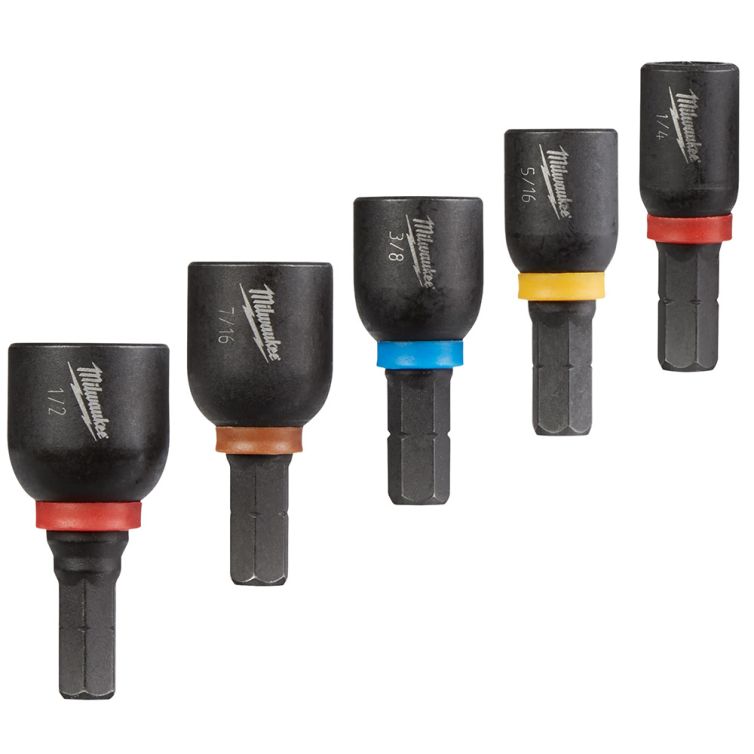 Milwaukee SHOCKWAVE 1 in. Insert Nut Driver Set