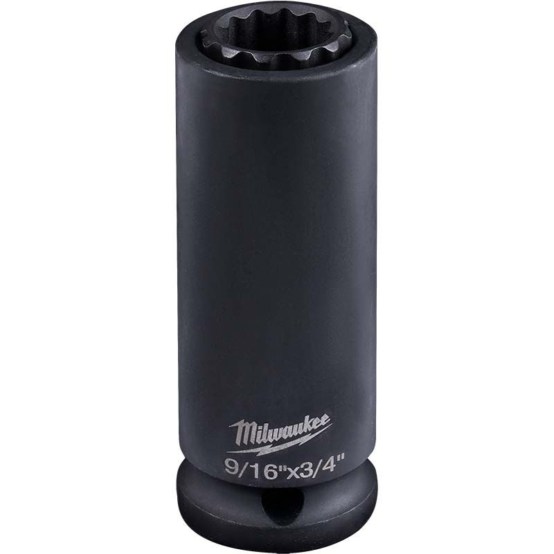 Milwaukee 9/16" x 3/4" SHOCKWAVE Lineman's 2-in-1 Socket