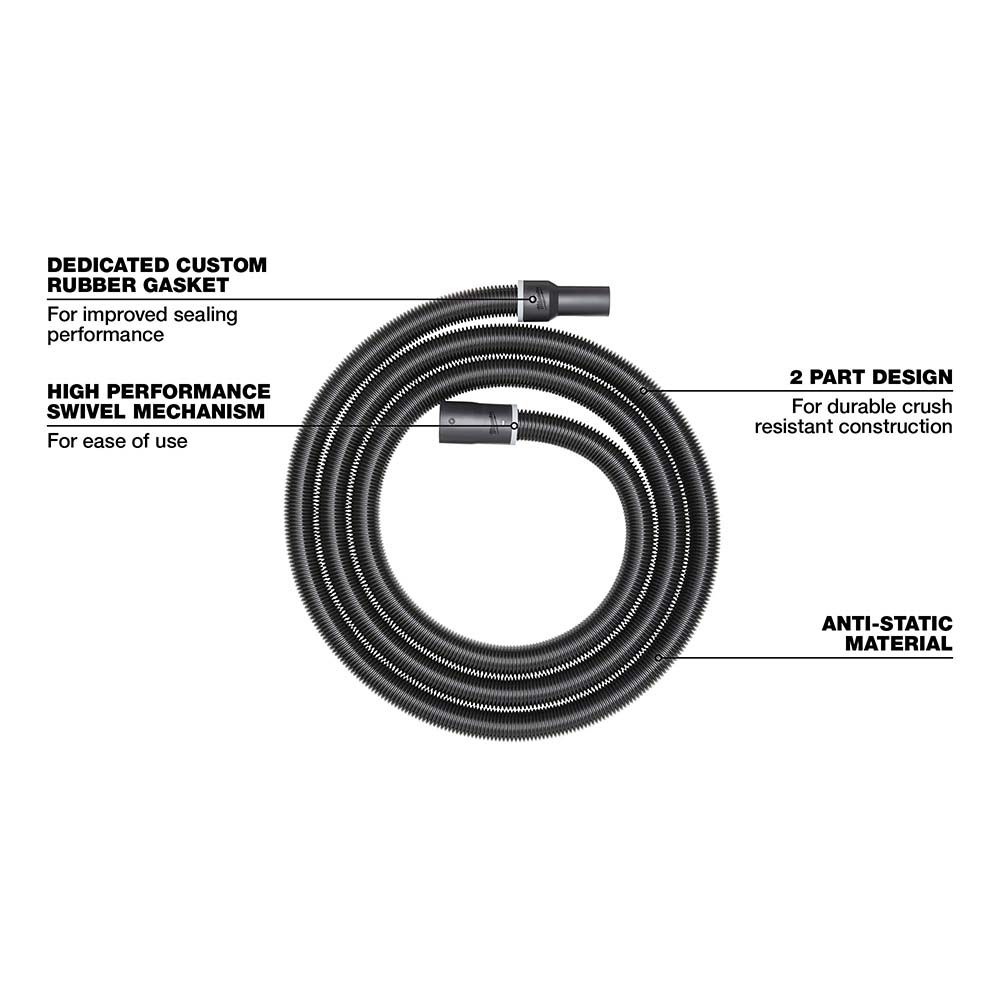 Milwaukee 1-7/8" x 16' Flexible Hose