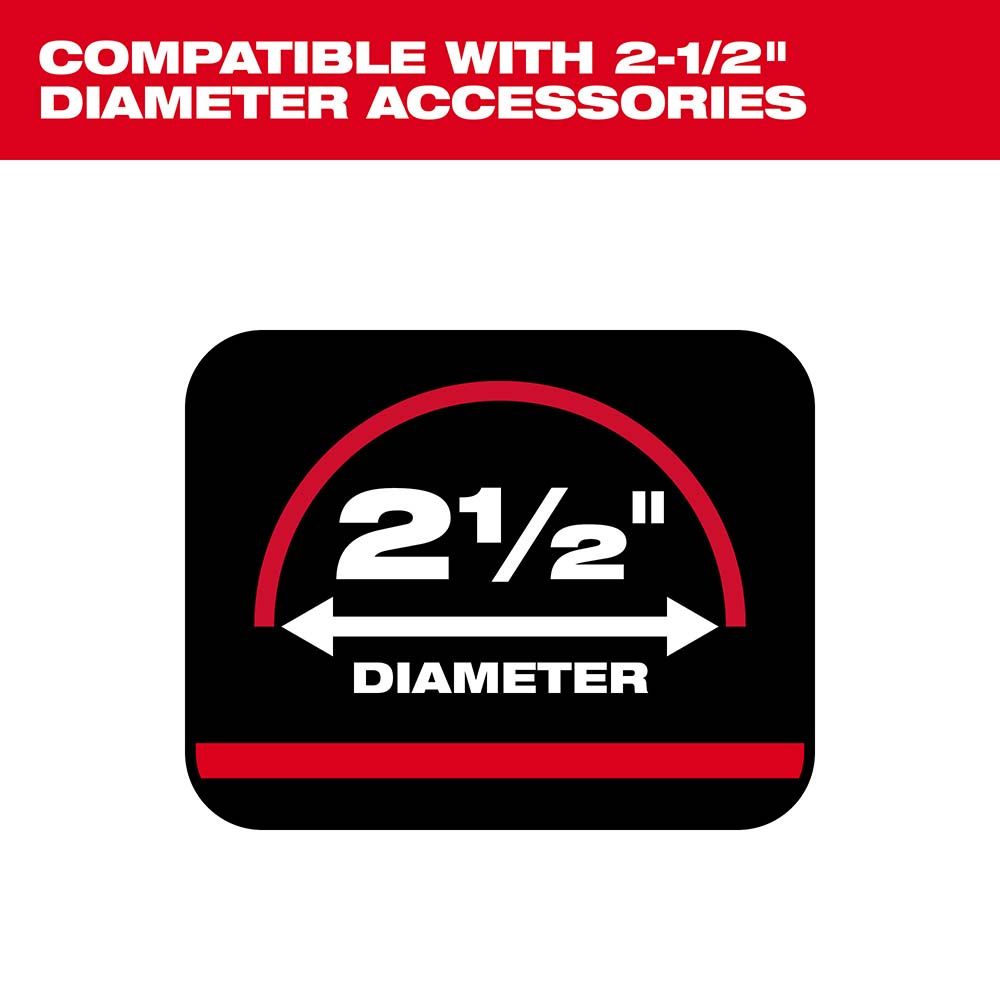 Milwaukee 2-1/2" x 16' Flexible Hose