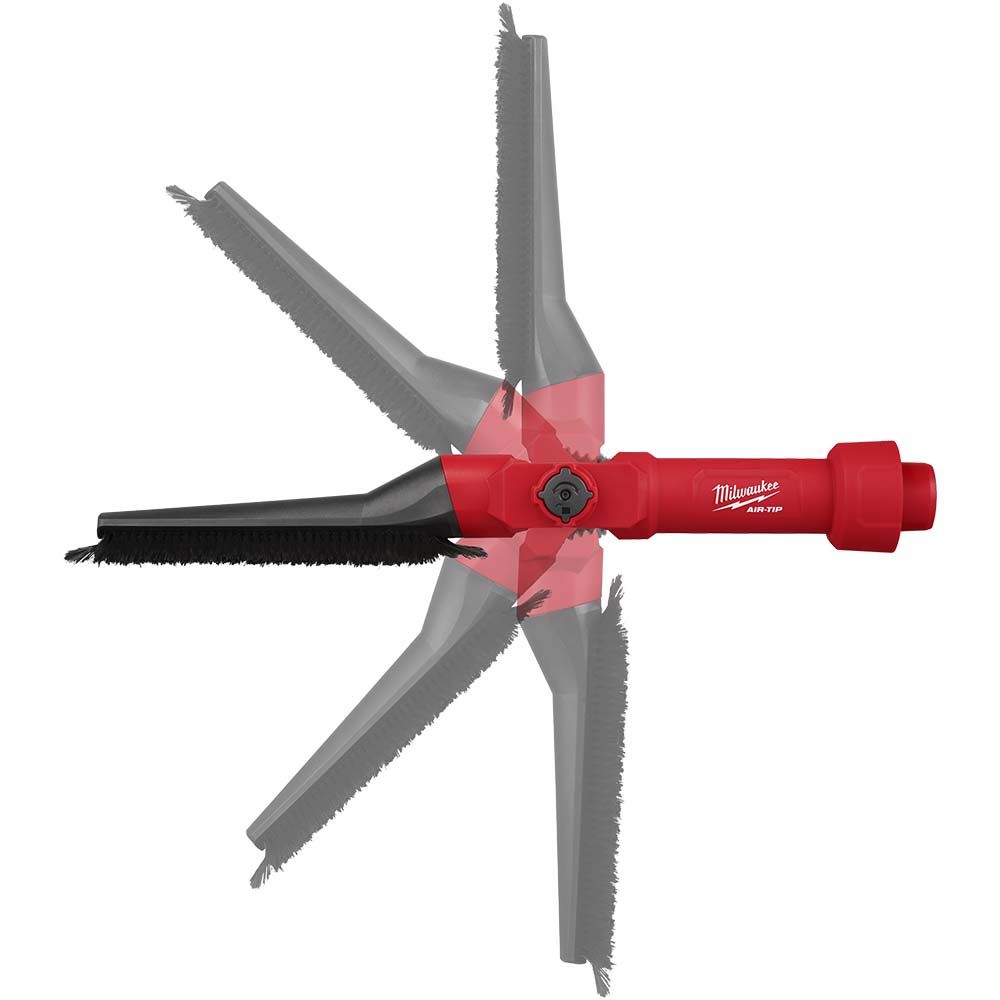 Milwaukee AIR-TIP Low-Profile Pivoting Brush Tool