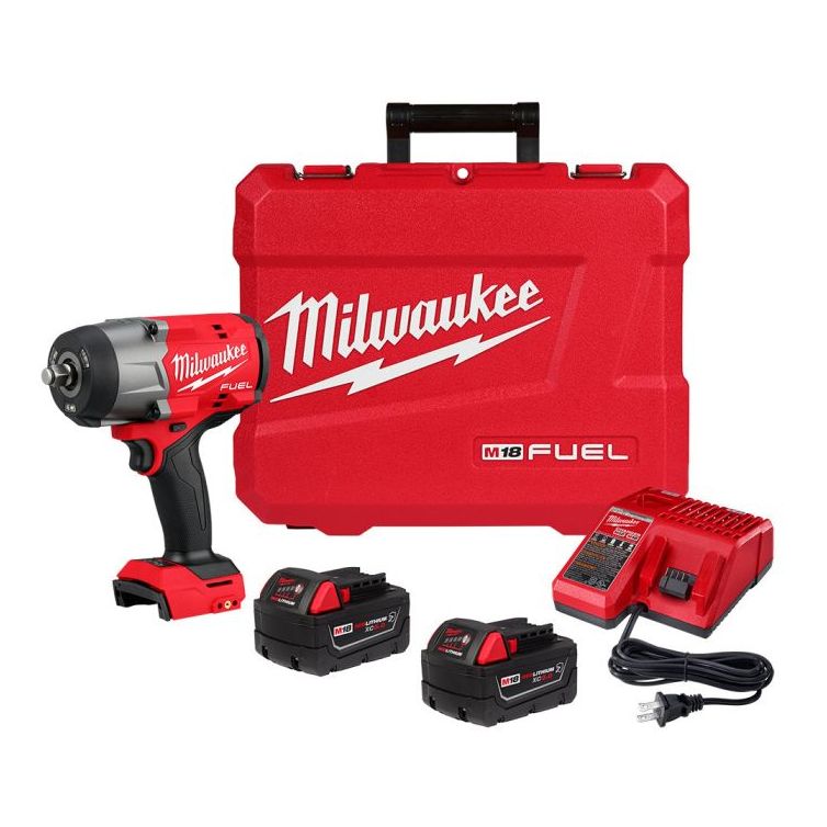 Milwaukee M18 FUEL 1/2 in High Torque Impact Wrench with Friction Ring Kit