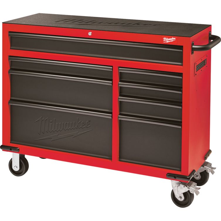 Milwaukee 48-22-8520 46" 8-Drawer Rolling Steel Storage Cabinet