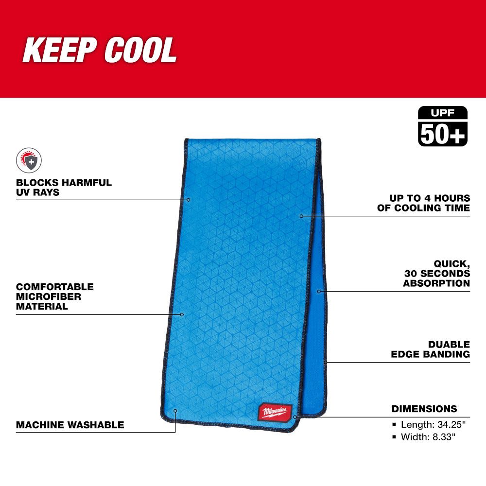 Milwaukee 48-73-4541 Microfiber Cooling Towel
