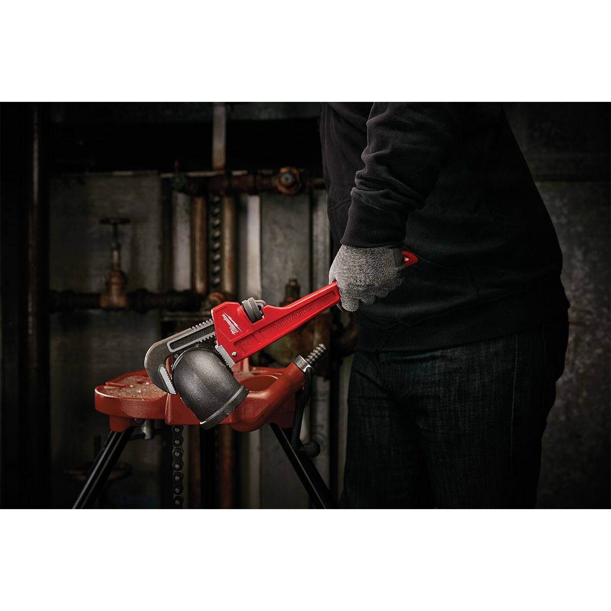 Milwaukee 14 in. Steel Pipe Wrench