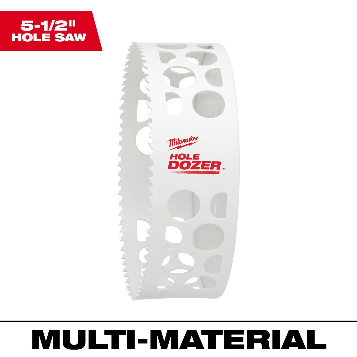 Milwaukee 5-1/2 in. HOLE DOZER Bi-Metal Hole Saw