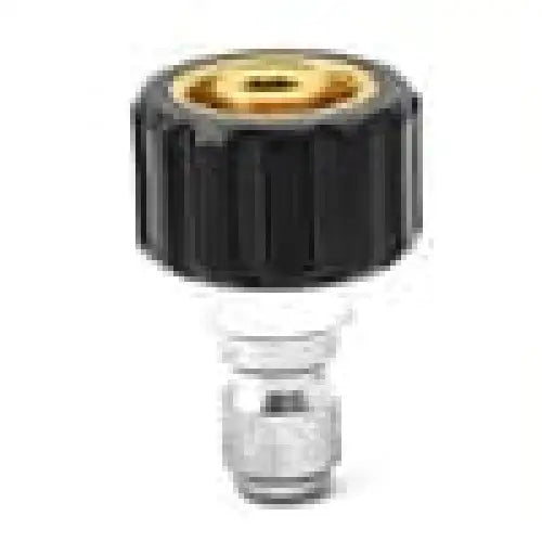 Meticulous Detailing Inc. MTM HYDRO 15MM TWIST SEAL COUPLER X 3/8" STAINLESS QC PLUG 24.5008