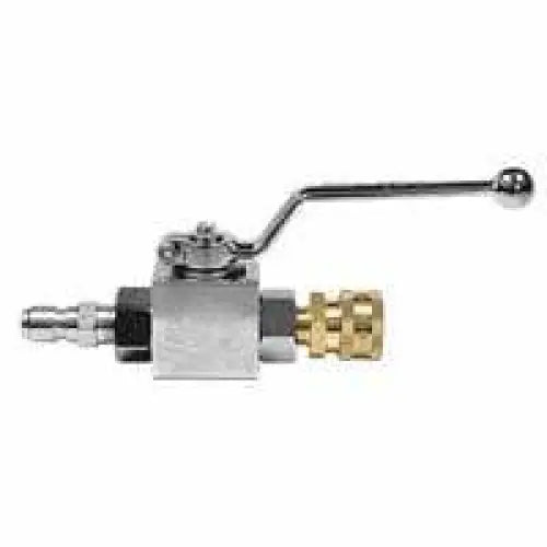 MTM Accessory MTM Hydro 3/8" Plated Steel Ball Valve w/ QC's Installed***