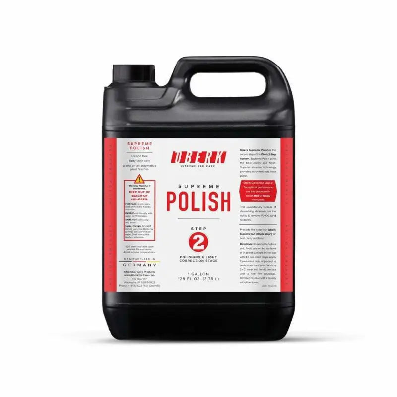 Oberk Paint Correction 128 (1 gallon) Oberk Supreme Polish Step 2