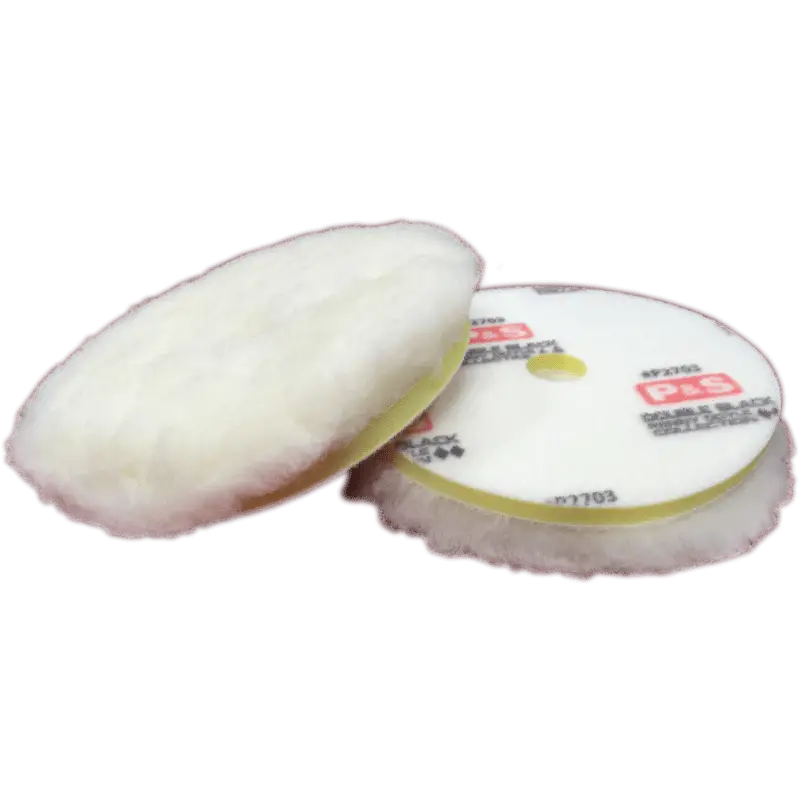 P&S Double Black Renny Doyle Collection Paint Correction Double Black Diamond Renny Doyle - HIGH ACTION D/A SOFT WOOL CORRECTION *** PAD - WHITE