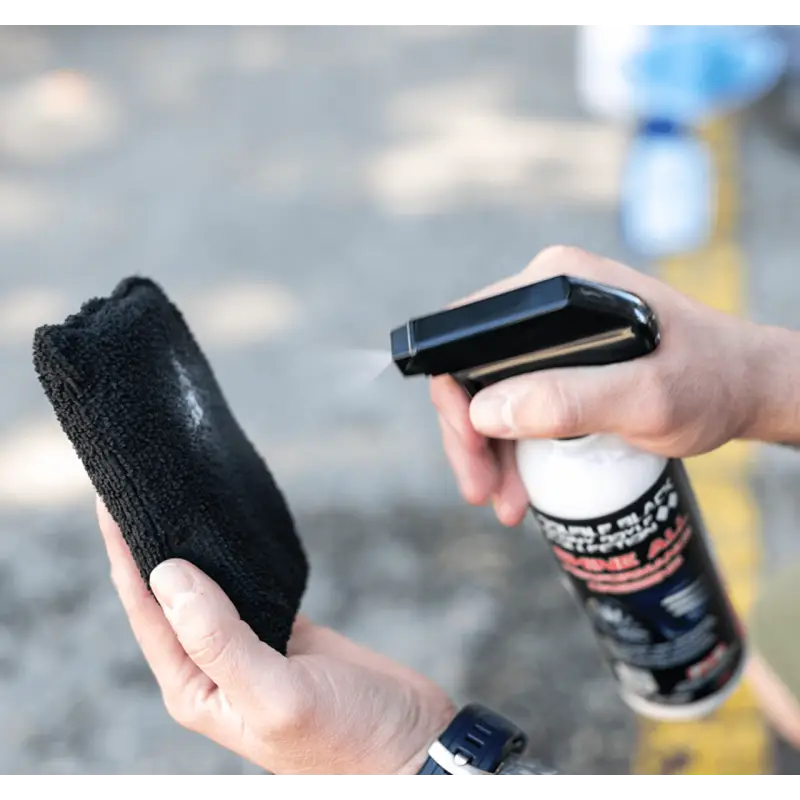The Rag Company Applicator The Rag Company  1 X 3 X 5 MICROFIBER TERRY DETAILING SPONGE APPLICATOR - BLACK